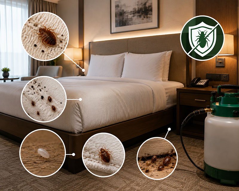 Bed bugs control treatment for mattresses and furniture in Sharjah