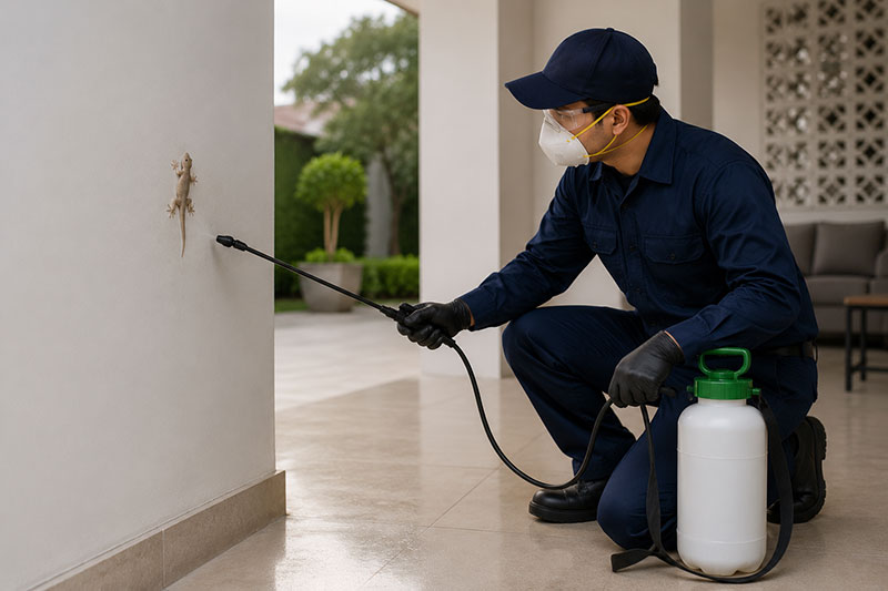 Lizard and house gecko control service in Sharjah