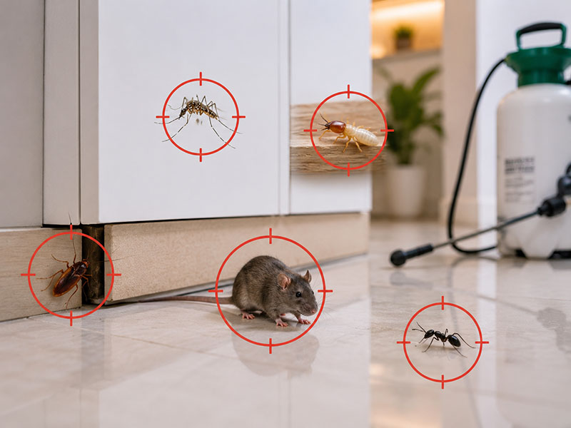Normal pest control general treatment in Sharjah