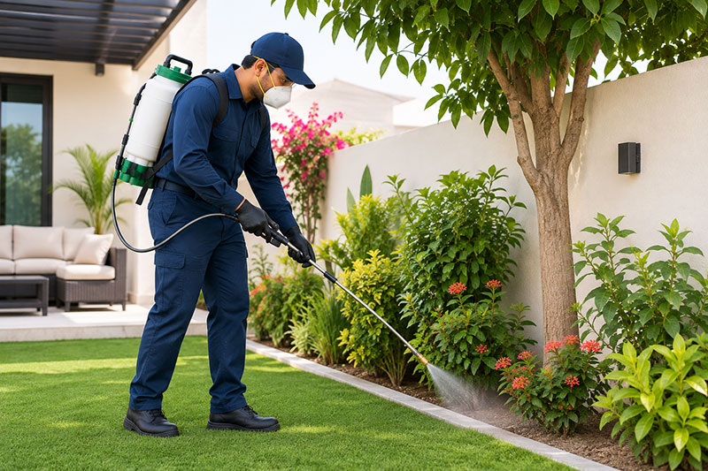 Species-matched ant baiting carried out in Sharjah