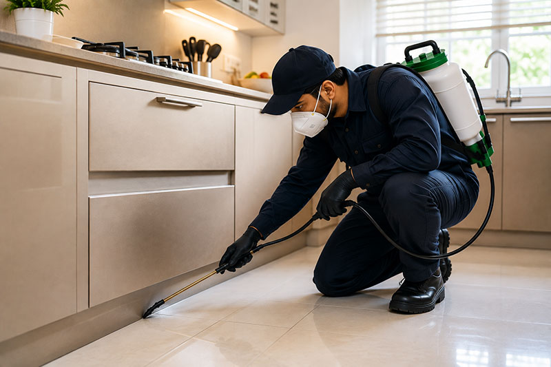 Fast rodent control response protecting a Sharjah business