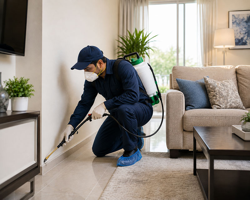 Preparing a Sharjah home before flea and tick treatment