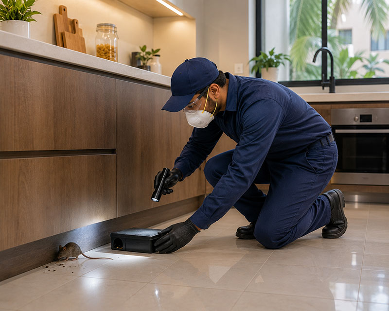 Booking rodent control service in Sharjah