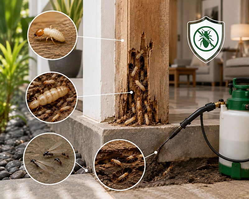 Termite control and anti-termite treatment in Sharjah